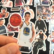 林书豪贴纸不干胶贴画首钢篮球俱乐部NBA周边日记本手机电脑装饰