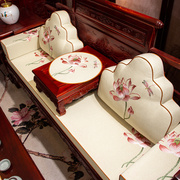 红木沙发坐垫中式家具，座垫罗汉床垫子，五件套新中式实木沙发乳胶垫