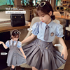 女童学院风套装裙夏季2024韩版儿童jk制服，裙子洋气女孩两件套