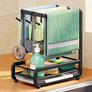 抹布架厨房置物架沥水篮用品架子收纳架水龙头洗碗布水槽(布水槽)海绵专用
