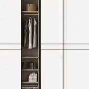 衣柜推拉门定制北欧现代简约实木耐磨滑移门卧室壁橱柜门