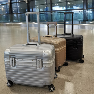铝框拉杆箱空姐登机行李箱，20寸密码箱化妆包摄影机长，箱男女旅行箱