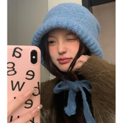 纯色巴拉克拉法帽子女，冬季2023保暖护耳，毛线帽百搭韩系针织帽