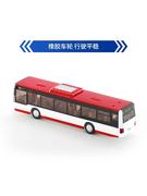 lsku光巴士3734儿童观真金公共汽车玩具男孩公交车仿模型礼合