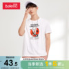 班尼路夏季韩版短袖t恤男宽松潮流卡通印花时尚百搭青少年上衣