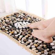 健康暖脚器鹅卵石鹅卵石垫鹅软石垫步道足部室内防滑石子路按摩毯