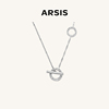ARSIS星陨星环OT扣项链轻奢小众法式锁骨链简约高级感唐影同款