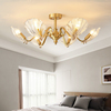 客厅吸顶灯卧室美式轻奢吊灯法式高端欧式复古主卧奶油风全铜灯具