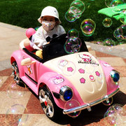 发高颜值公主车儿童电动车女孩玩具车可坐人宝宝遥控车童车