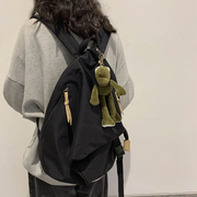 ins风时尚个性书包，韩版高中大学生，休闲森系背包双肩包女2022