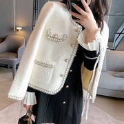 hg小香风外套女春秋2025休闲气质小个子甜美公主风上衣