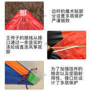 潍坊王侉子伞布三角风筝碳杆成人初学者易飞大型特大高档线轮