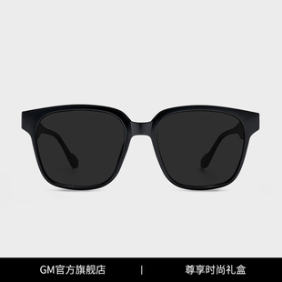 GM墨镜带偏光眼镜男女同款黑色大框眼镜夏季眼镜太阳眼镜
