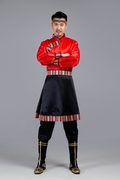 蒙古舞蹈演出服男少数民族，表演现代学生艺考筷子舞，藏族舞蹈服成人
