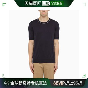韩国直邮brunellocucinelli24ss短袖t恤男m29802030coblue