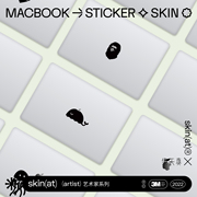 skinat适用于苹果笔记本电脑贴膜，macbookairpro，贴纸局部彩膜