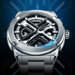 天王表x系列镂空防水大表盘手表自动机械表时尚男表51244