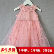 80-90-100，恰*，小童装女童粉色公主裙，礼服裙，儿童宝宝连衣裙