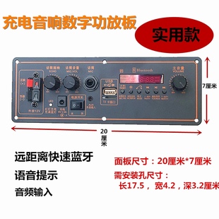 广场舞音响蓝牙音箱功放板主板拉杆，音响户外家用大功率重低音配件