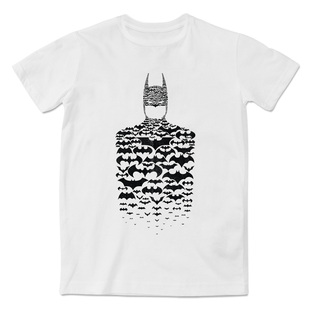 恶搞dc超级英雄蝙蝠侠之蝙蝠，出个侠休闲个性短袖，t恤时尚文化衫男