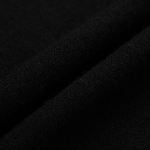 欧美高端黑色弹力针织，羊毛羊绒面料，秋冬毛衣连衣裙进口服装布料