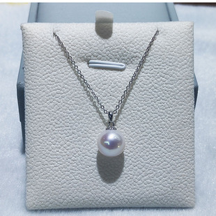 诸暨淡水珍珠10-11mm圆珠，吊坠s925银瓜子头，时尚百搭女士礼物