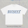 NOTSEXX 横排钻石字母 原创直喷水洗做旧美式短袖t恤男重磅女宽松