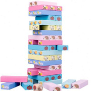 儿童益智层层叠叠高磊高抽木条，积木塔桌面，游戏叠叠乐亲子互动玩具