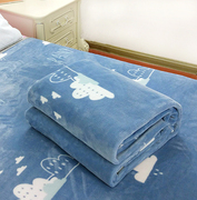 珊瑚绒床单单件加厚牛奶绒毯子，冬季学生宿舍法兰绒毯子，单双人(单双人)毛毯