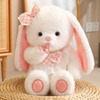 可爱小熊玩偶白兔子(白兔子，)毛绒玩具，猫咪公仔安抚布娃娃女孩抱枕生日礼物