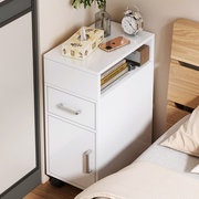 床头柜现代简约卧室，家用床头收纳柜简易窄柜创意，储物柜窄边床边柜