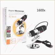 高清1600倍便携电子显微镜usb，三合一工业美容数码，放大镜8led拍照