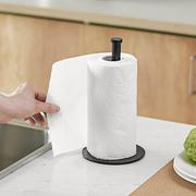 不锈钢厨房用纸纸巾架创意立式家用放吸油卷纸收纳架免打孔卷纸架