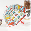 小汽车工程队透明儿童雨伞幼儿园创意可爱卡通宝宝学生男孩伞