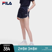 FILA X Études斐乐梭织短裤女2023夏季休闲简约运动女裤