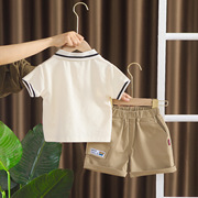 男宝宝夏装1周岁半六11一8八6九9十个月婴儿夏季衣服分体夏天套装