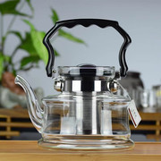 加厚耐高温玻璃壶不锈钢过滤泡茶壶提梁电陶炉煮茶壶大容量烧水壶