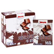 丹麦进口甘蒂牧场MUH巧克力味牛奶200ml*12盒可可低脂调制乳整箱