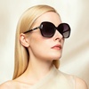 亚热带品牌太阳镜女士墨镜防紫外线眼镜2024年潮大框圆脸大脸