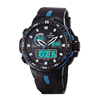 运动手表 夜光双显军表 多功能电子表男表 防水学生计时手表