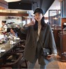 西服外套女2024春秋学生韩版英伦风长袖黑色上衣设计感潮
