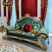 法式宫廷奢华别墅，超大户型沙发欧式实木贝壳拼花，平层客厅组合家具