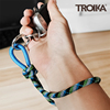 德国TROIKA手腕绳钥匙扣汽车创意编织结实耐用绳子挂件扣绳带防丢