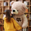 泰迪熊公仔可爱布娃娃，睡觉抱抱熊大熊毛绒，玩具1.8米送女友女孩萌