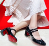 Christian Louboutin/CL 22秋冬女款玛丽珍鞋粗跟单鞋高跟鞋