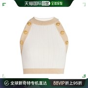 香港直邮Balmain 针织短款背心 AF1AB022KD74