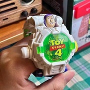 抖音同款玩具总动员巴斯光年投影手表卡通机器人变身儿童玩具手表