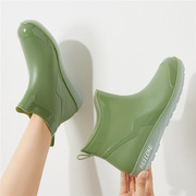 极速高品质日系时尚雨鞋女夏季防滑低帮防Q水鞋水靴短筒雨靴