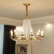 美式水晶吊灯客厅卧室餐厅灯具，浪漫温馨法式欧式奢华家用水晶