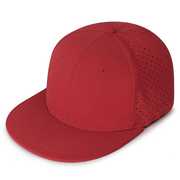 夏季街头嘻哈帽女士平檐透气鸭舌帽潮遮阳帽速干男士红色棒球帽子